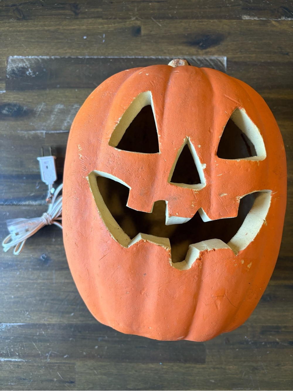 Vintage Gemmy  Lighted Foam Blow Mold Jack O Lantern 90’s Y2K Halloween Pumpkin